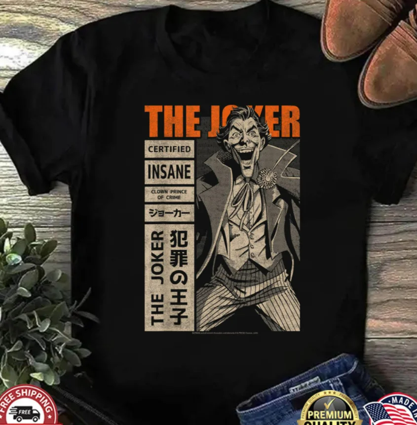 

The JOKER T shirt Cool black shirt HOT shirt new cotton shirt