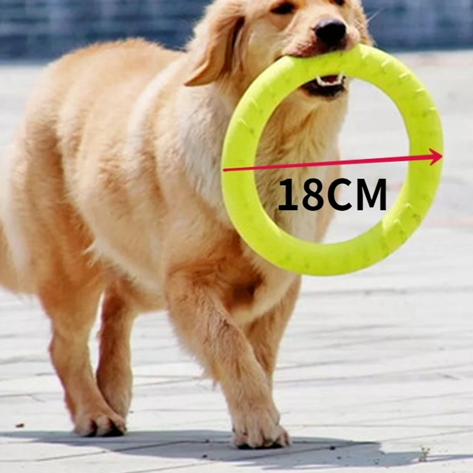 

18CM Pet Flying Discs EVA Dog Training Ring Puller Resistant Bite Floating Toy Puppy Outdoor Interactive Game Playing Products