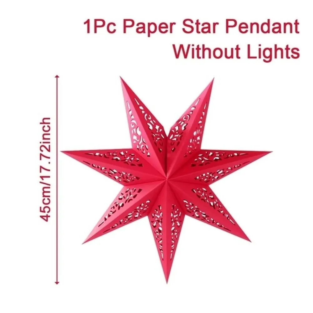 

Рождественский абажур звезда бумага 45 см