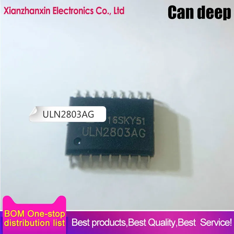 

10 шт./лот ULN2803AG SOP-18 драйвер транзистора Darlington IC