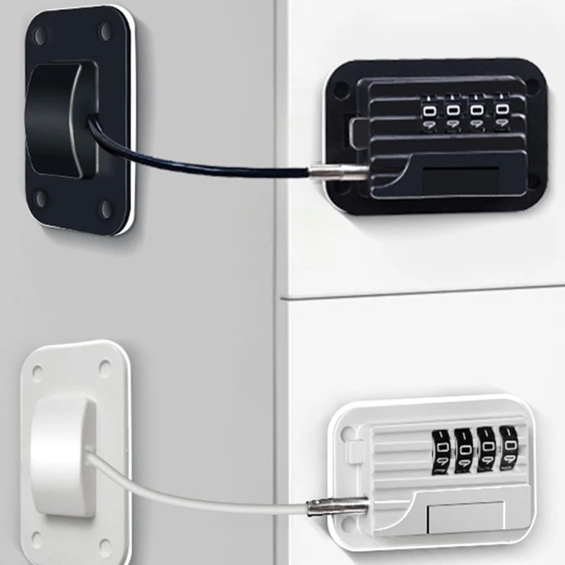 

1 Piece Child Protection Locks Refrigerator Locks High-Rise Anti-Falling Building Safety Code Locks ,A