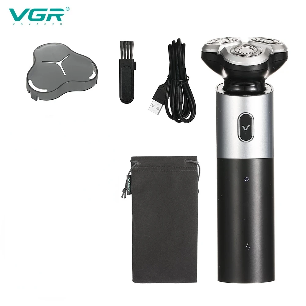 Enlarge VGR 3 in1 Multifunction Electric Shaver USB LCD Display Wet Dry Use Electric Shaver Trimmer Rechargeable Razor for Men Shaving