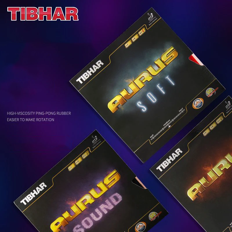 Фото TIBHAR AURUS / AURUS SOUND / SOFT Профессиональная накладка для настольного тенниса с губкой TIBHAR Накладка для настольного тенниса с губкой №2
