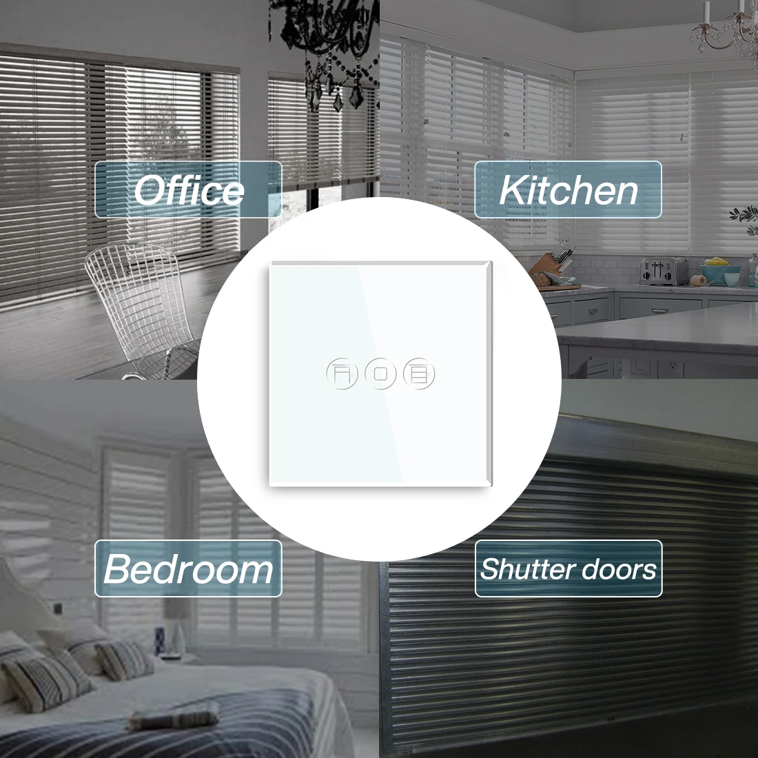 Фото Кнопка-переключатель ADEA Zigbee Alexa Alloy с управлением через приложение (без кнопок) №5