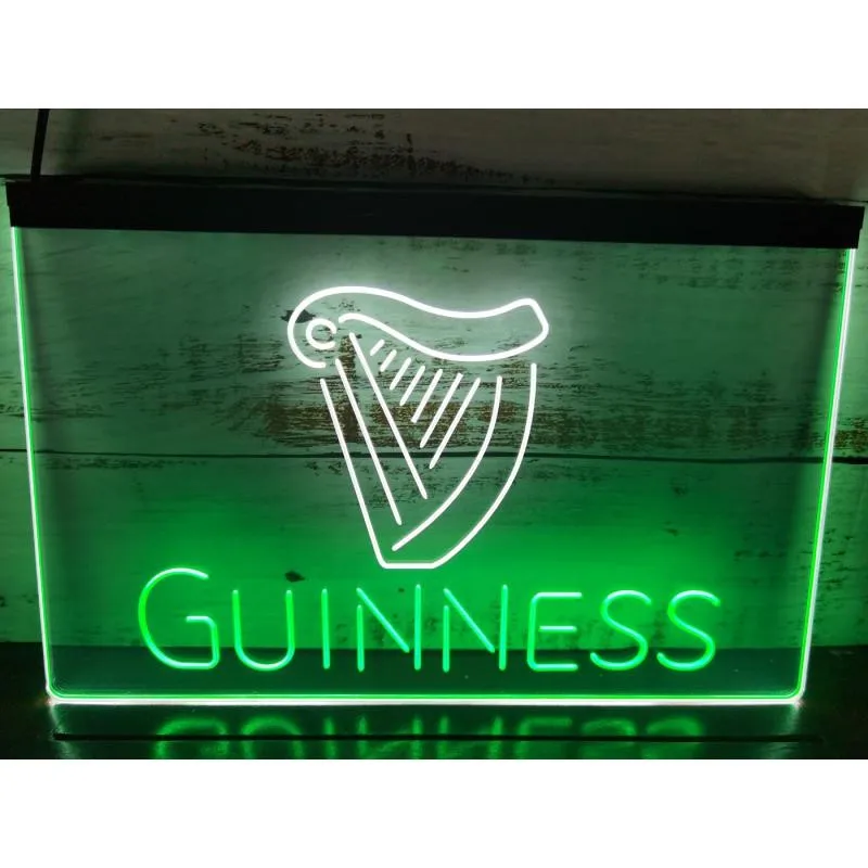 

Пиво Guinness, бар, паб, клуб, двухцветная светодиодсветодиодный неоновая вывеска