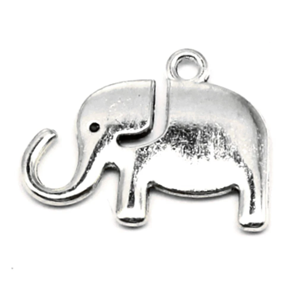 

Elephants Charm For Making Jewelry Diy Finding 40pcs 17x22mm