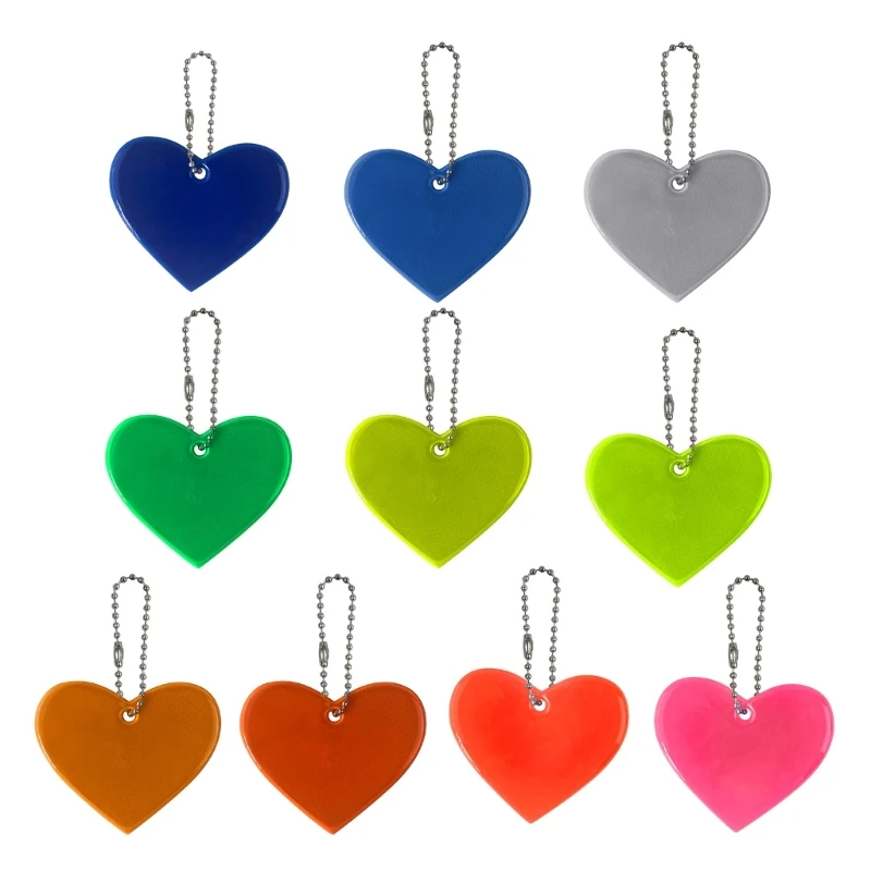 

Safety Reflectors - Heart - Stylish Reflective Gear for Jackets, Bags, Purses, Backpacks, Strollers Wheelchairs
