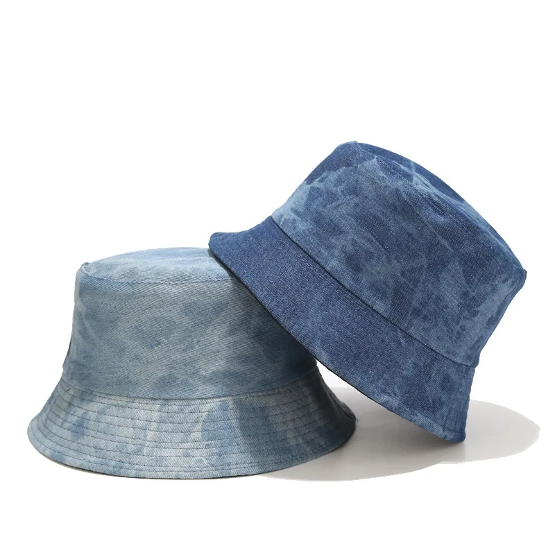 

Casual Spring/Summer Sun Hat Men's Women's Denim Bucket Hat Shade Cotton Cabbie Herringbone Flat Cap Ladies Hats and Caps