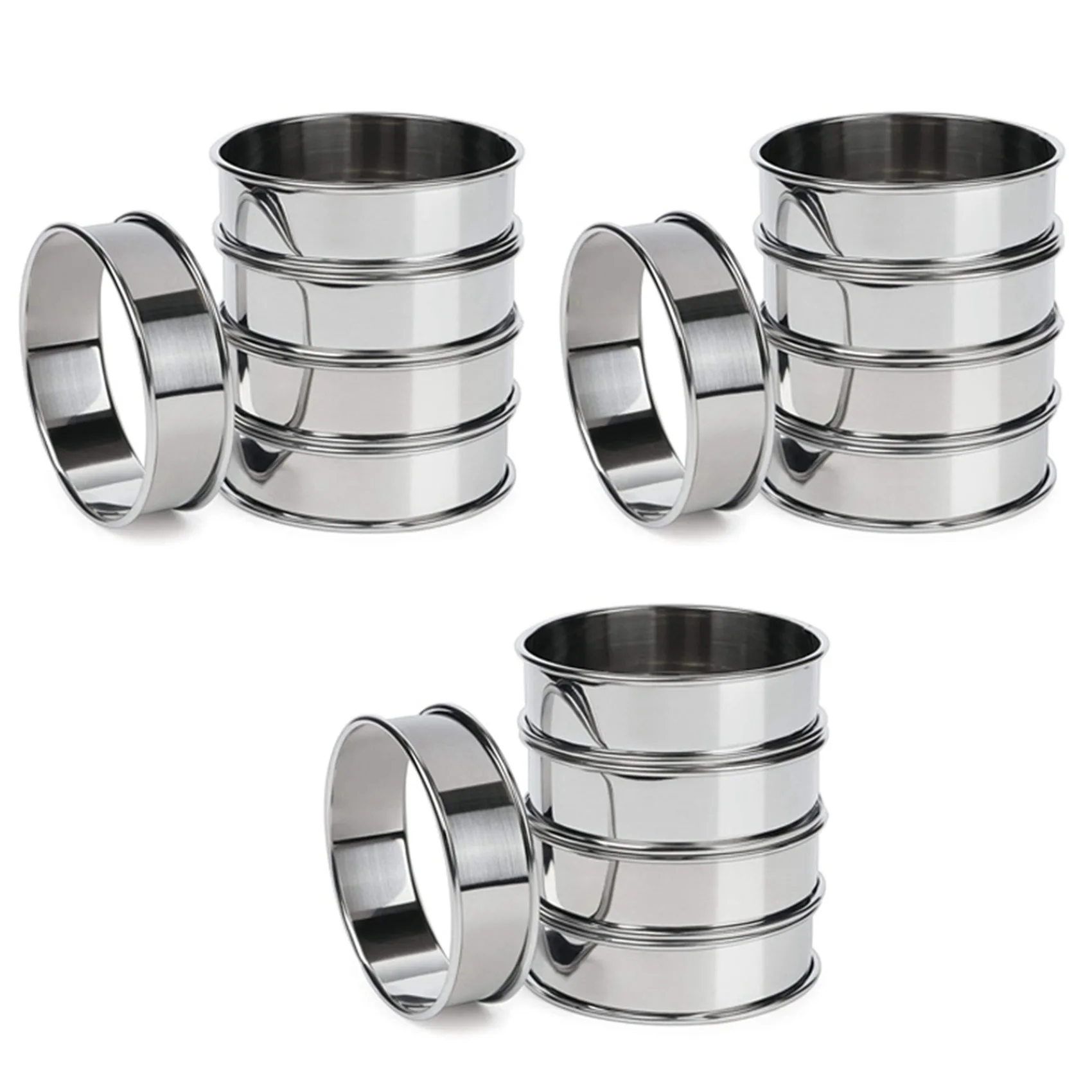 

15 шт., кольца для маффинов в двойном Рулоне