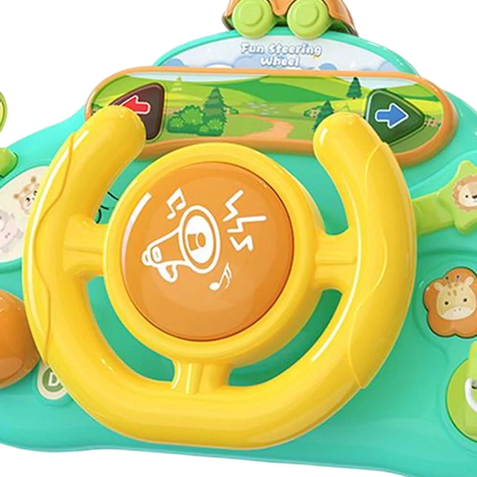 

Искусственное рулевое колесо, зеленые игрушки для игр