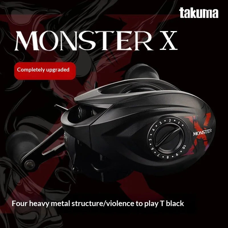 Фото Рыболовная катушка Takuma Monster X 6.4:1, вес 276 г, тормозное усилие 13 кг, 11+1 подшипник, приманка 8-30 г №1