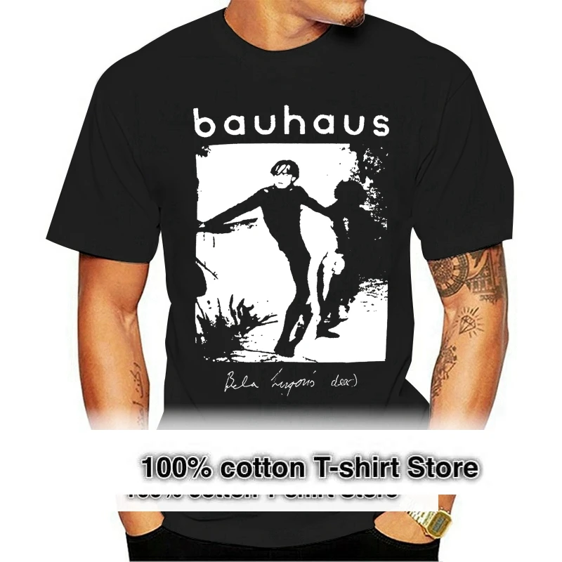 

O Neck Shirt T-shirt Bauhaus Men Bela Lugosi Dead Slim Fit T-shirt Black