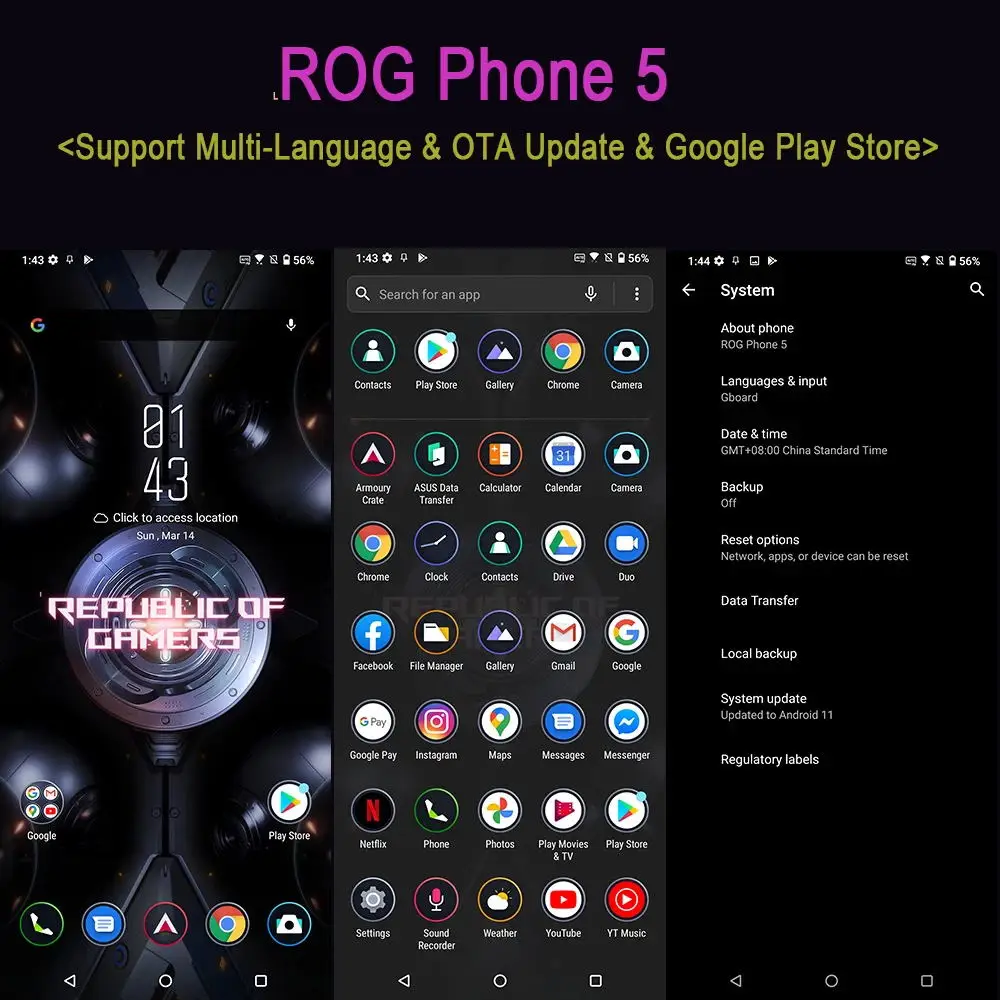 Asus ROG Phone 5 5G Gaming Phone 6.78