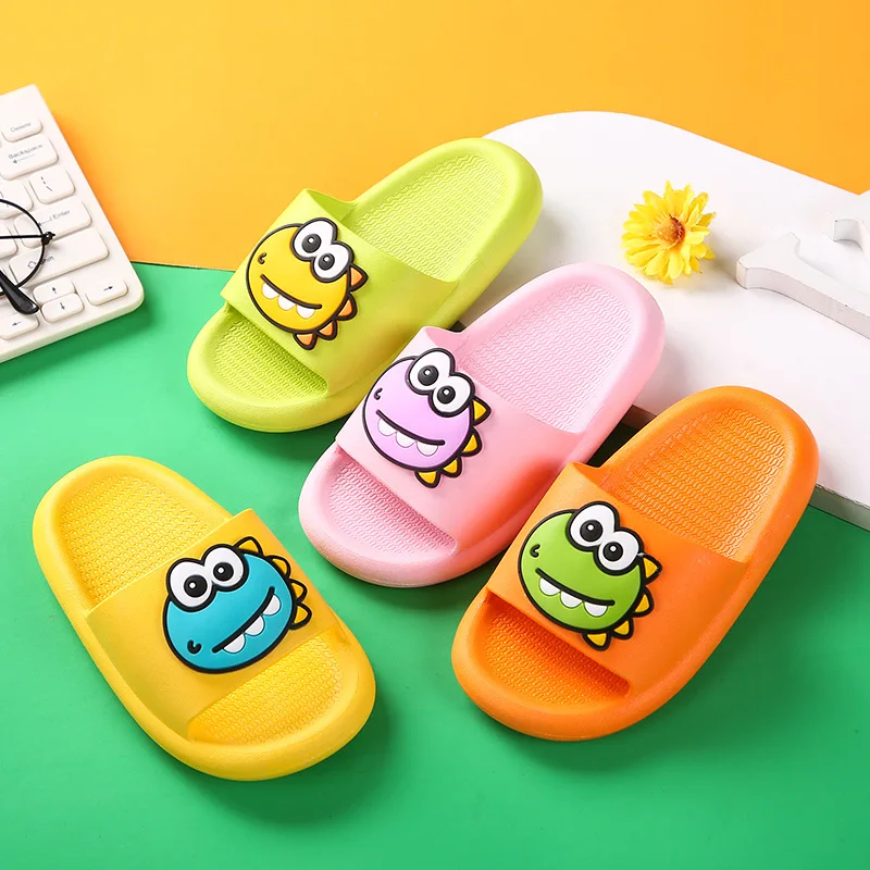 2022 Summer Cartoon Children's Sandals Kids Slippers For Boy And Girl Home Shoes Soft House Slippers Anti Slip Beach Shoe