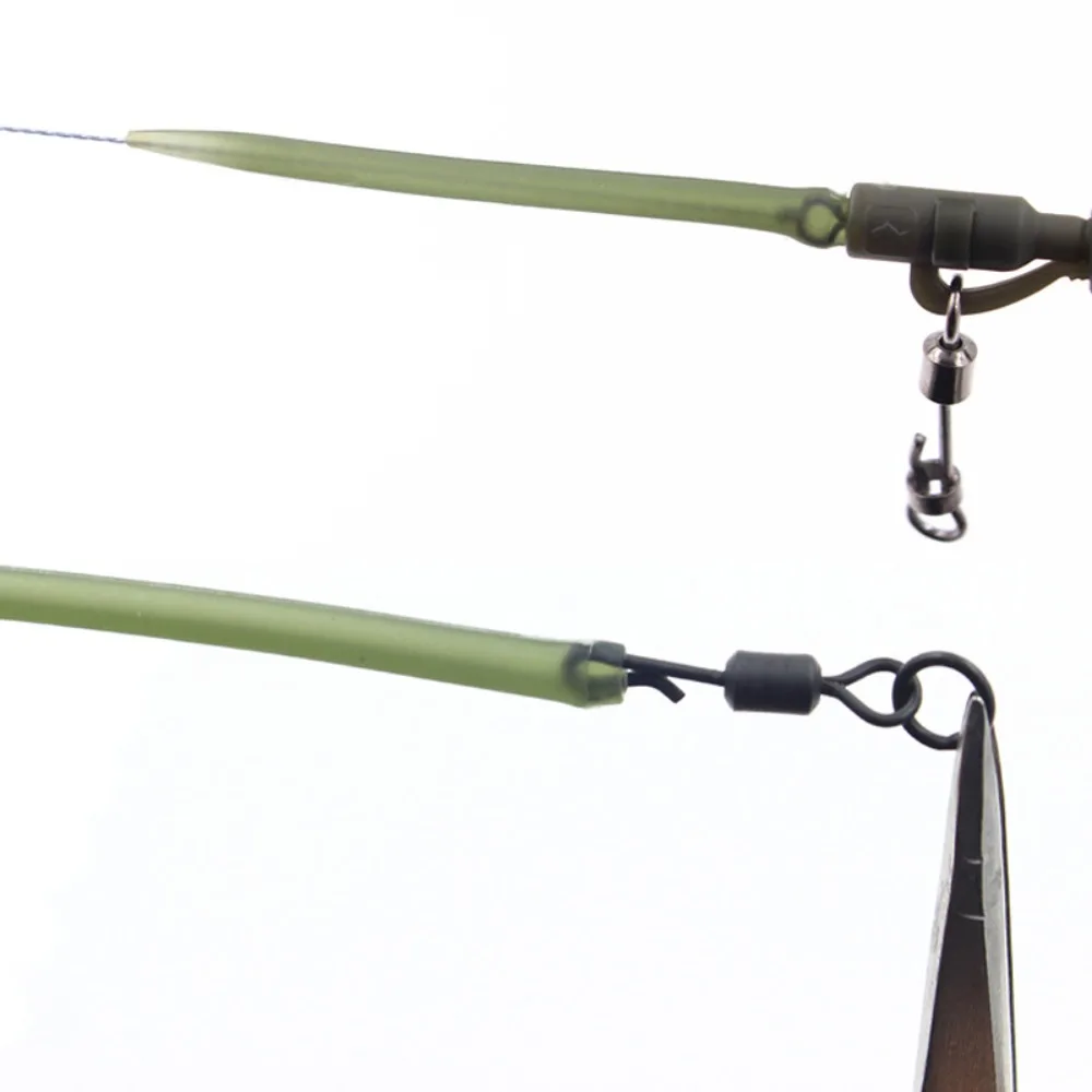 

High Quaility Anti Tangle Artificial Soft Tube Fishing Hook Sleeve Positioner Terminal Tackle Rig Aligner