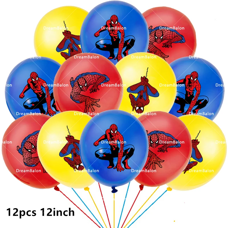 Шары воздушные из фольги в виде супергероев Человека-паука |