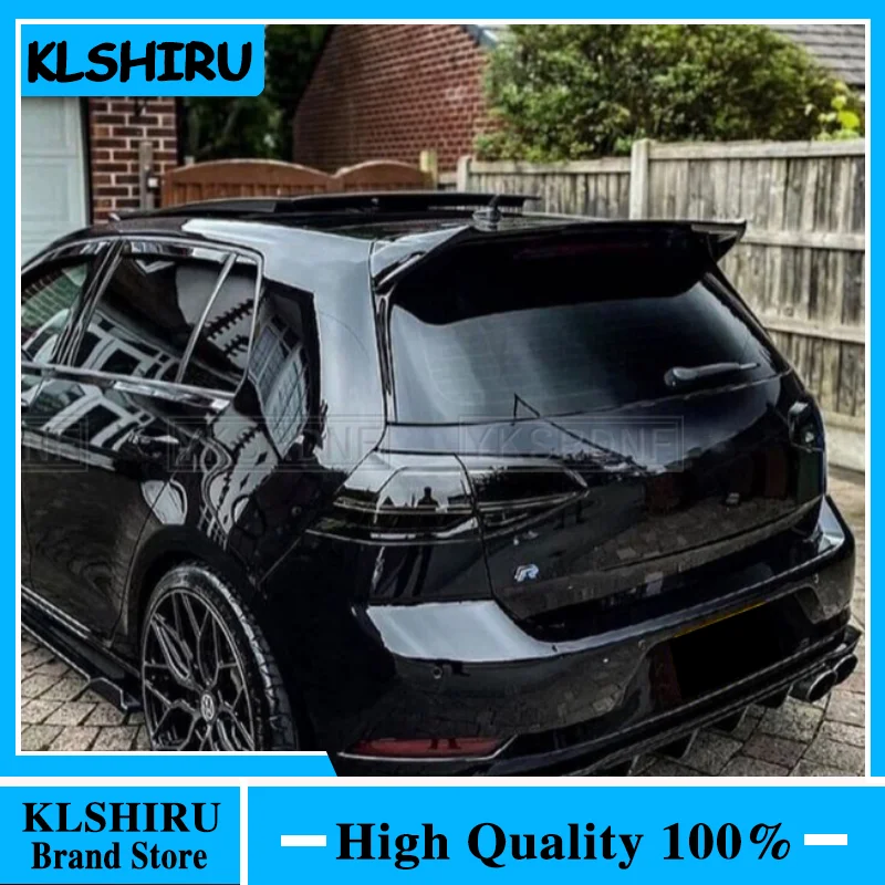 

Для Volkswagen GOLF 7 MK7 MK7 2014 + FRP, материал грунтовки, цвет автомобиля, задний спойлер на крышу багажника (для GTI/R)