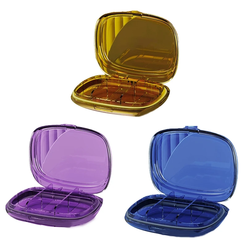 

Прозрачная Водонепроницаемая медицинская таблетка 28ED, портативный органайзер для таблеток