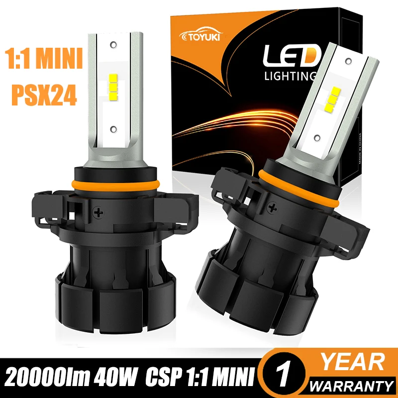 Csp 20000lm For Headlight Bulb Drl Car Auto Mini Leds Driving Light 6000k White 12v