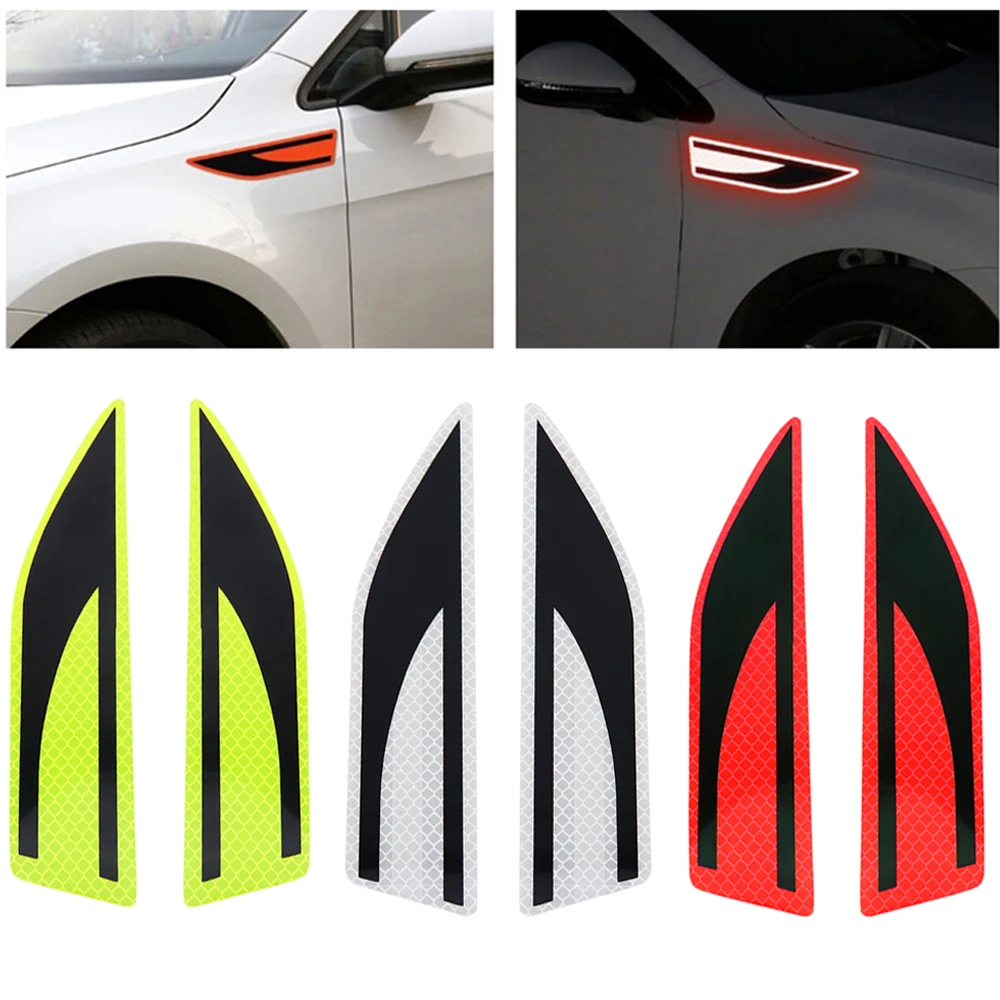 

Universal Crystal Lattice PVC Security Warning Reflective Tape Mudguard Blade Waist Line Body Scratches Decorative Sticker