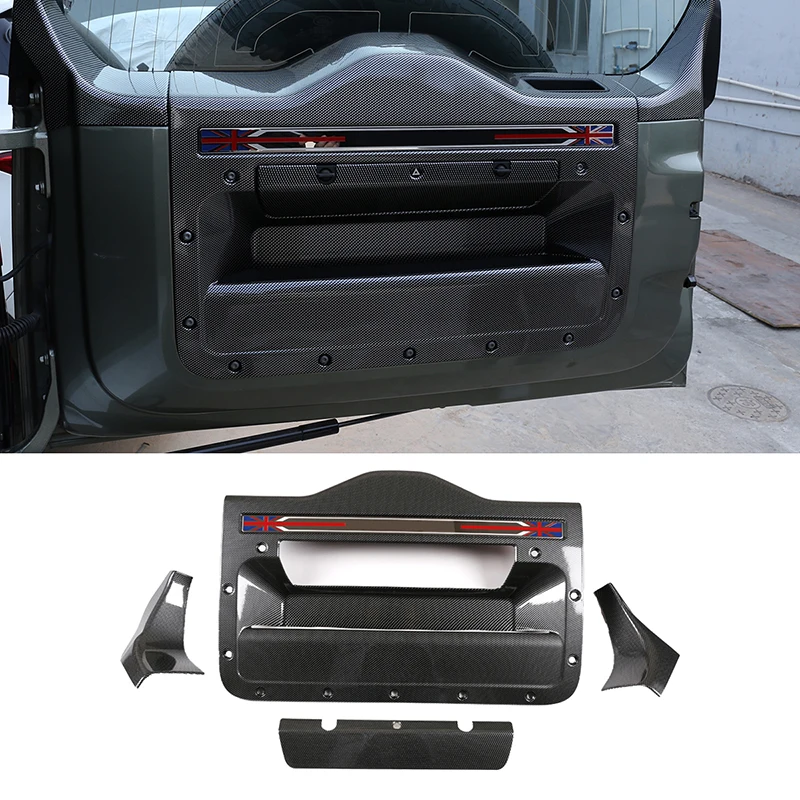 

Автомобильный Стайлинг из АБС-пластика для Land Rover Defender 2020-2021, декоративная Автомобильная задняя панель, аксессуары для салона автомобиля, 4 шт.