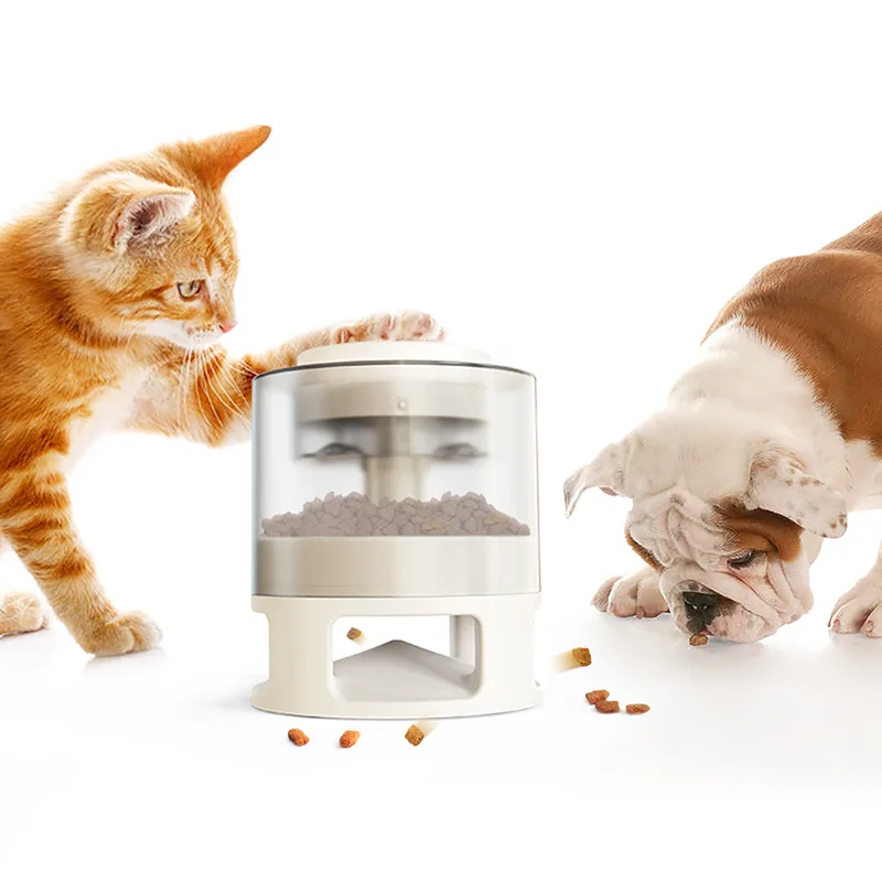 

Dog Automatic Feeders Funny Food Dispenser Round Pet Feeding Bowl Slow Feeder Anti-Choke Slow Food Bowl for Dogs Comedouro Gato