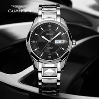 2020 new guanqin automatic mechanical mens watch sapphire japanese movement chronograph top brand luxury 30m waterproof clock