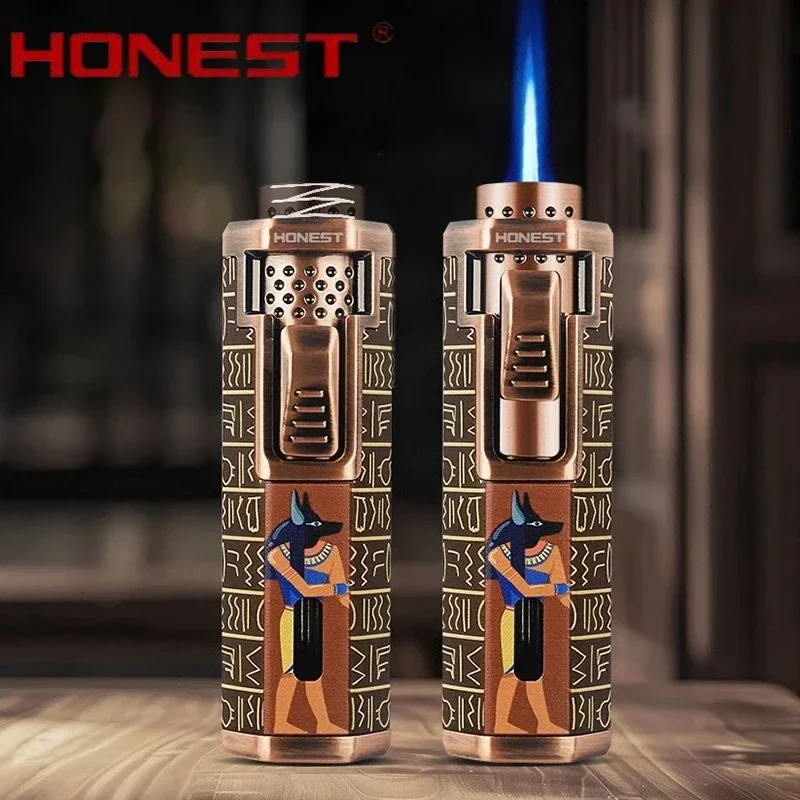 HONEST металлическая ветрозащитная зажигалка для сигар