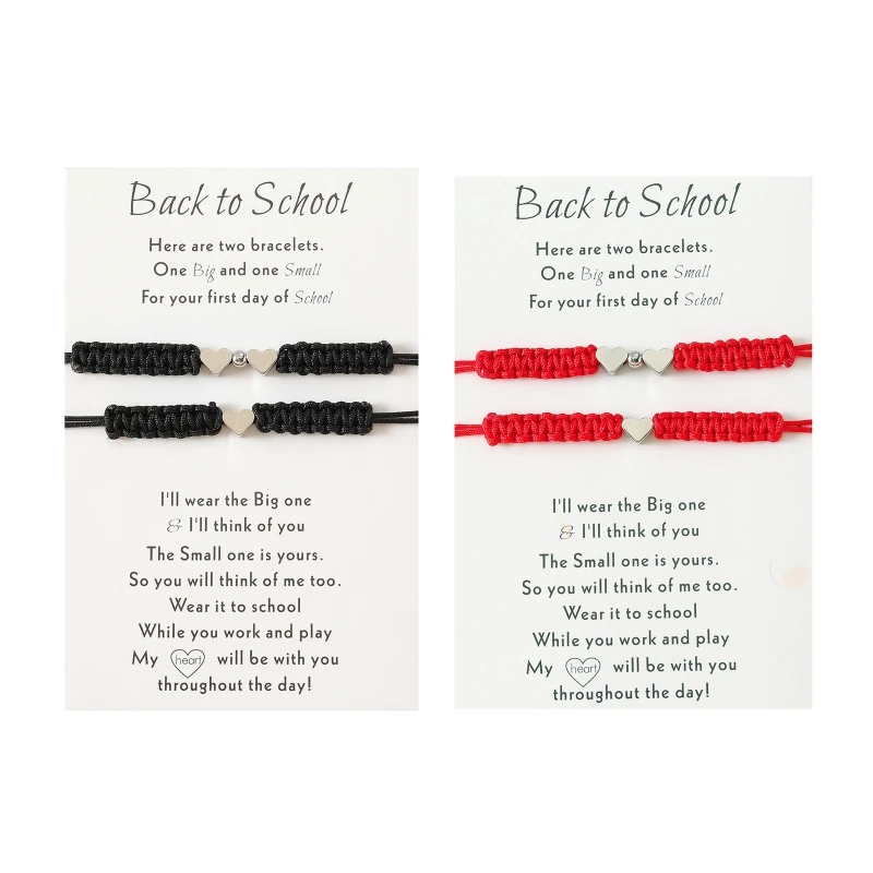 

European American Chinese Knot Hand-woven Mother-daughter Push-pull Bracelets TOP
