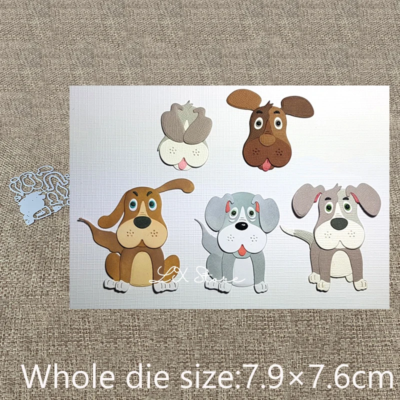XLDesign Craft Metal Cutting Die cut dies lovely puppy dog decoration scrapbook Album Paper Card Craft Embossing die cuts