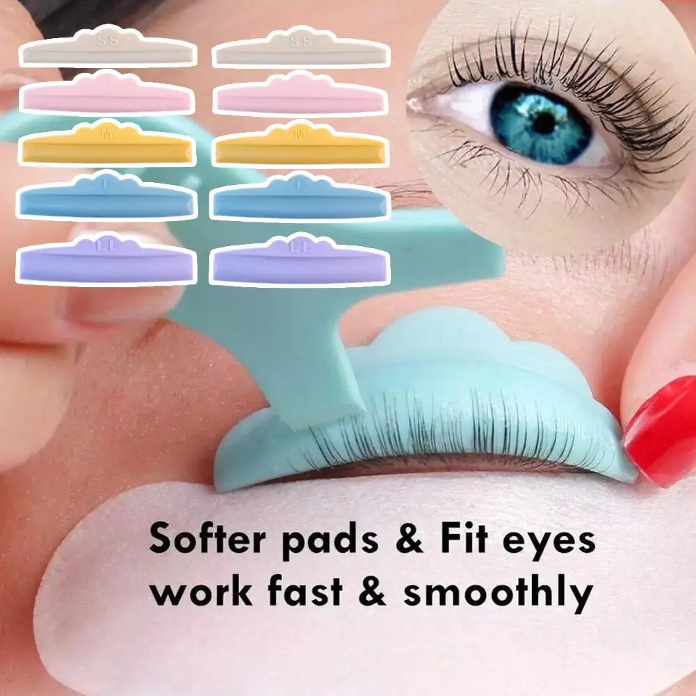 

Silicone Curlers Curl Pads Pure Color Gasket Eye Lash Extension Tools Kit Lifting Accessories Eyelash Perm R9D9