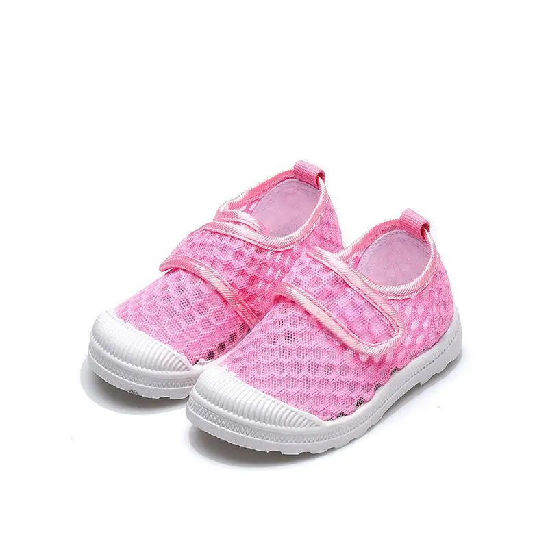 

Детская разноцветная дышащая однотонная мягкая подошва для мальчиков и девочек противоскользящая повседневная обувь