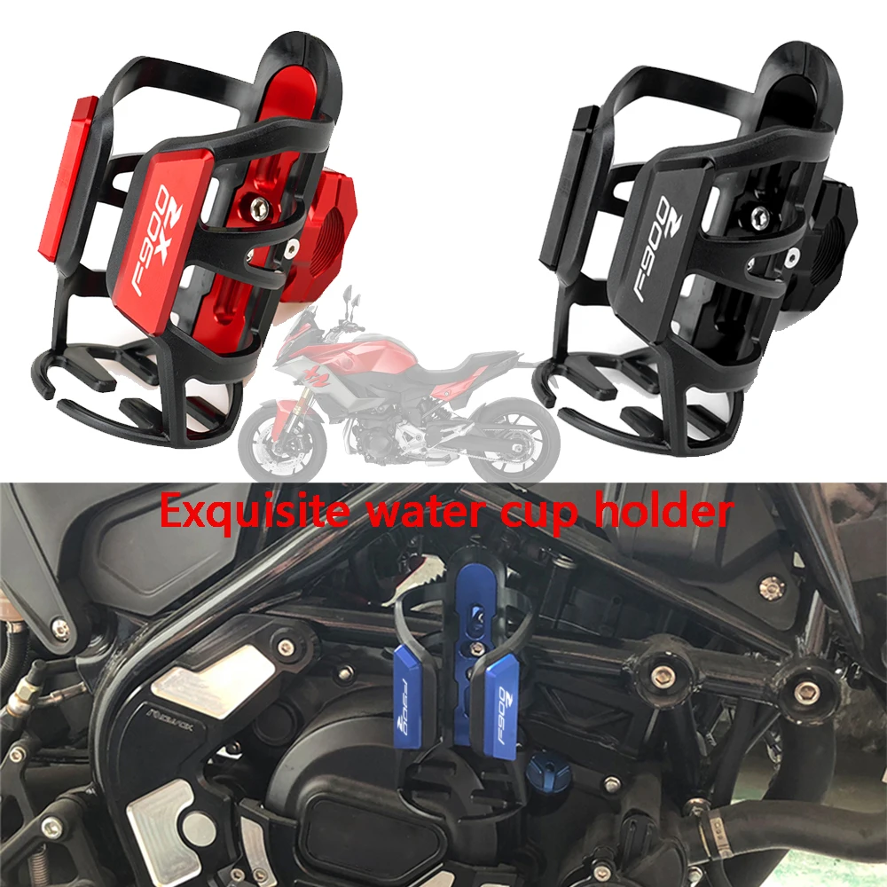 

For BMW F900R F900XR F900 R XR Universal CNC Moto Motorbike Beverage Water Bottle Cage Drink Cup Holder Sdand Mount Accessories