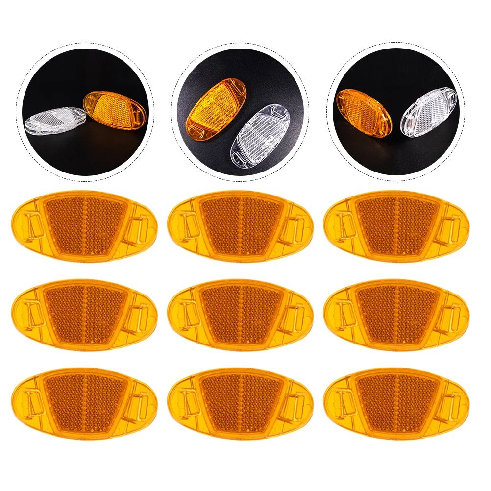 

Bike Light Rear Cycle Warningled Cycling Road Reflectors Lamp Mountain Backlight Lights Tail Reflector Wheel Spoke Decoration