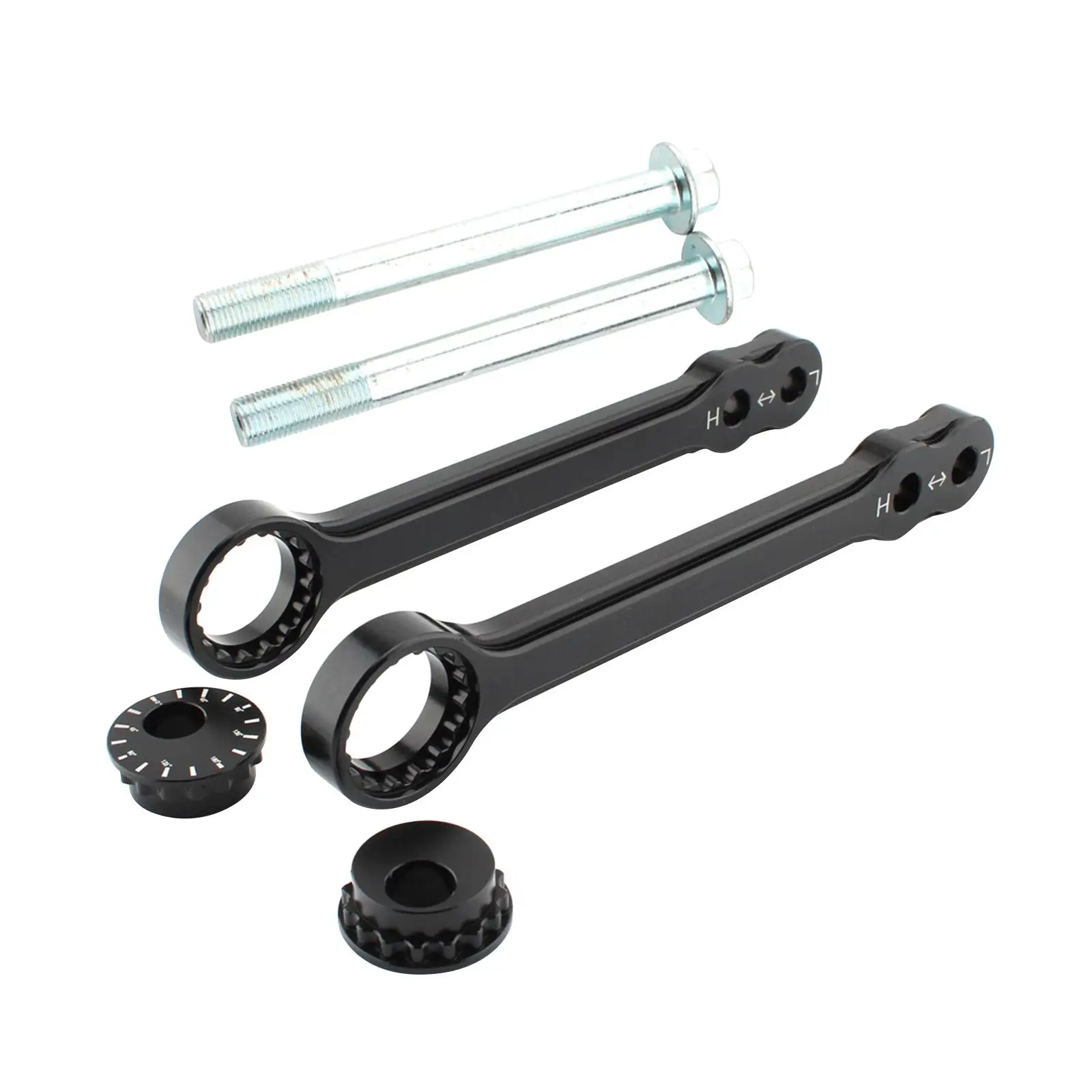 

Motorcycle Rear Lowering Links Motorcycle Rear Drop Links Black Adjustable