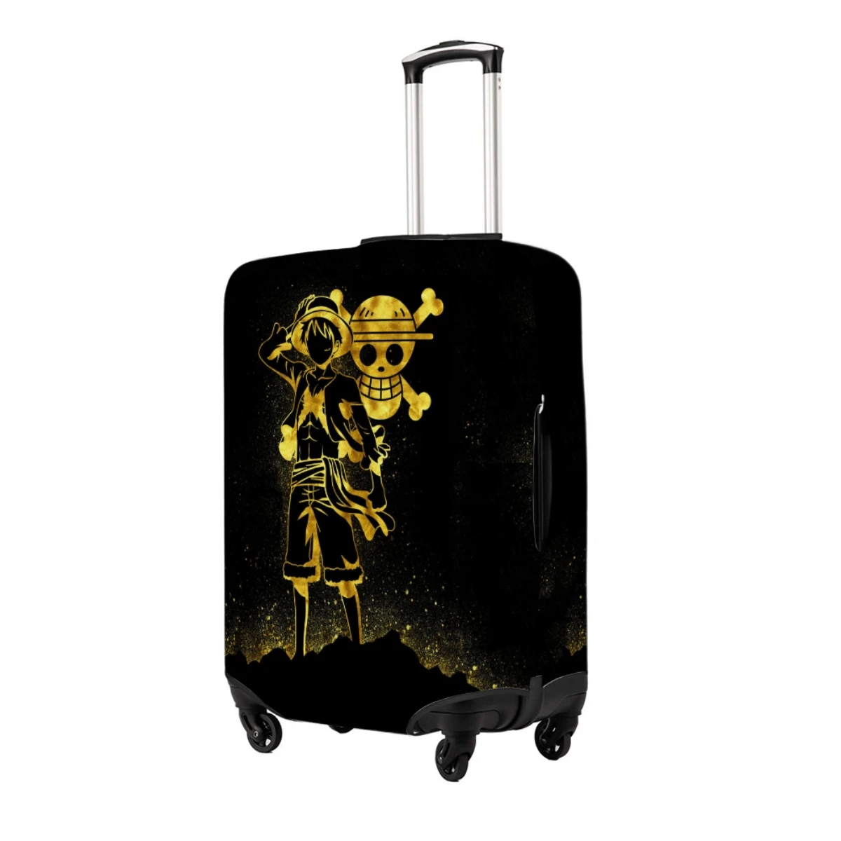 Luggage Covers Anime Print High Elastic Fabric Protects Luggage From Dust And Scratches 18-32in Suitcase Cover Travel Accessory