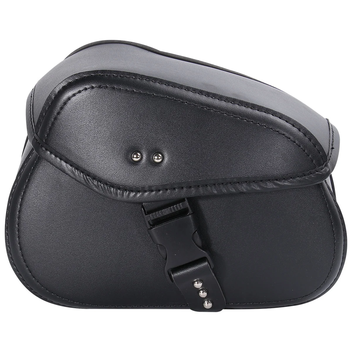 

1 Pair of Motorcycle Bag Waterproof PU Leather Wear-resistant Hanging Pouch Saddlebag Pocket for Electrocar