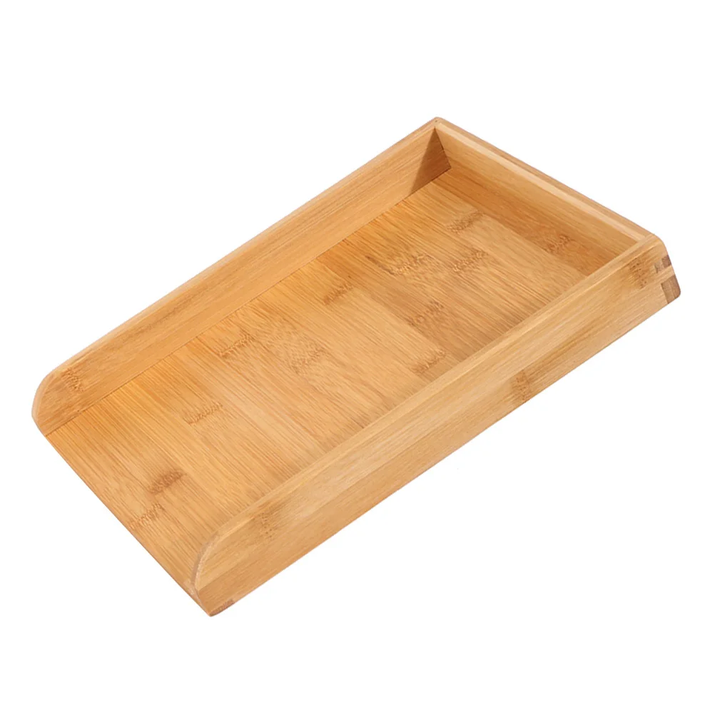

Bamboo Frozen Dumplings Tray Multifunction Serving Trays Wonton Holder for Home Restaurant (Single-seck)