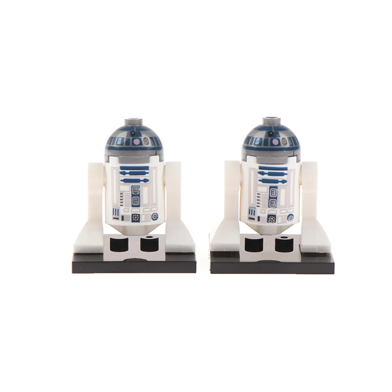 

1Pc Plastic Rocket Classic Robot Assembled Minifigure Toy Bricks Kid Plastic Toy