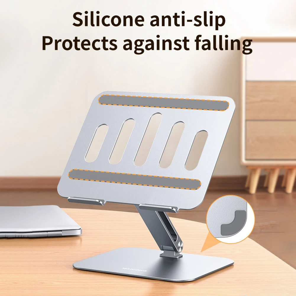 

Складной охлаждающий кронштейн из алюминиевого сплава, универсальный охлаждающий кронштейн для ноутбука, нескользящий, с отверстиями, акс...