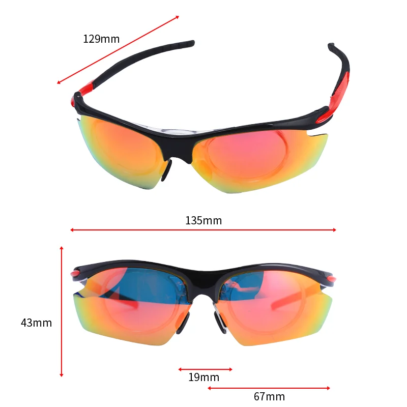 Фотохромные Велосипедные Солнцезащитные Очки Унисекс Противотуманные