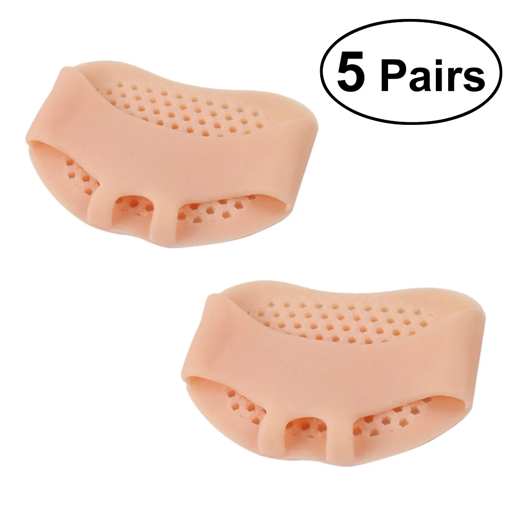 

5 Pairs Metatarsal Pads Forefoot Pads Women Heels Foot Cushions Footpads High Heels Honeycomb Feet Pads