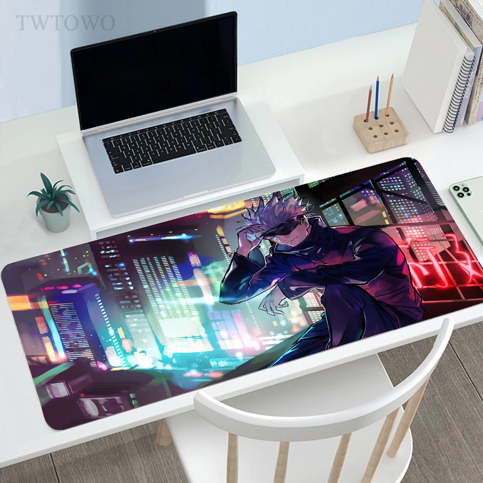 

Anime Jujutsu Kaisen Mousepad Custom XXL keyboard pad Desk Mats Office Carpet Anti-slip Laptop Soft Mice Pad Desktop Mouse Pad