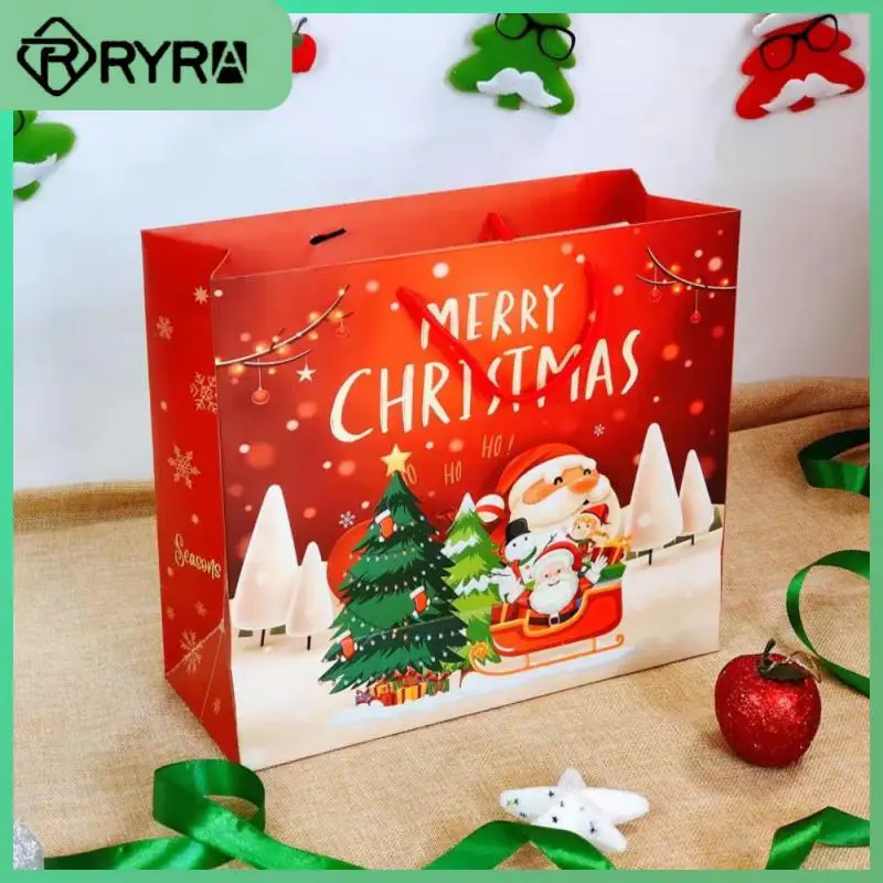 

Fabric Christmas Gift Bags Christmas Decorations For Home Christmas Candy Shopping Bag Christmas Tree Hanging Pendant Various