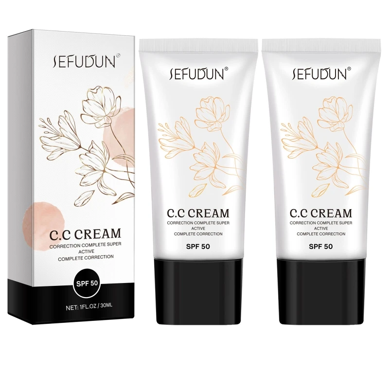 

CC крем, крем для коррекции цвета, Тональная основа с полным покрытием, увлажняющая сыворотка SPF 50