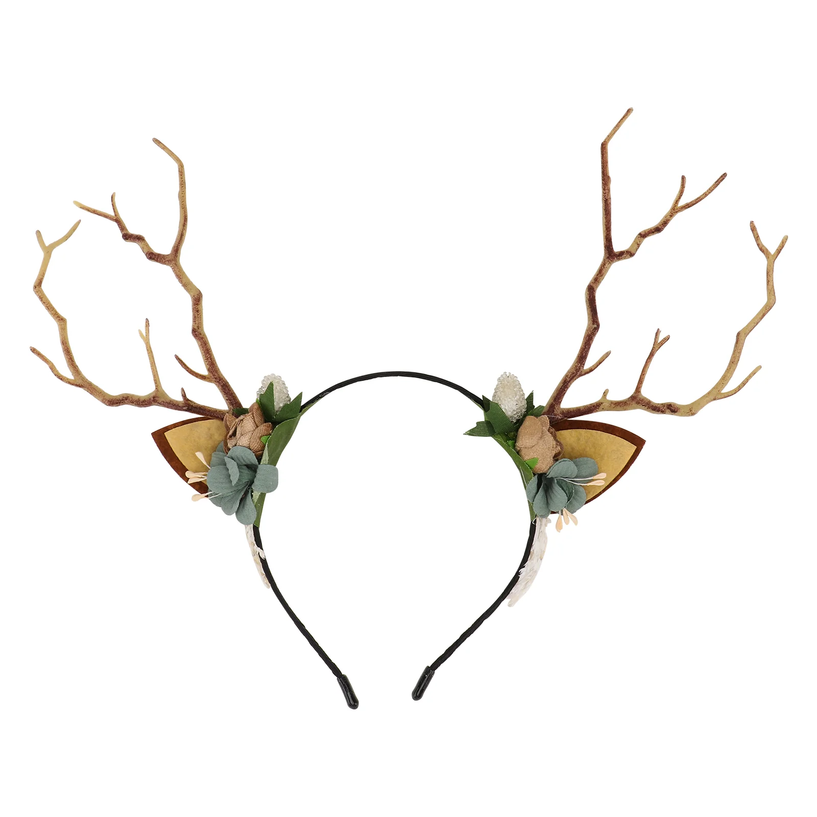 

Headband Antler Deer Hair Antlers Reindeer Headbands Elk Hairband Christmas Horn Headpiece Branch Party Flower Hoop