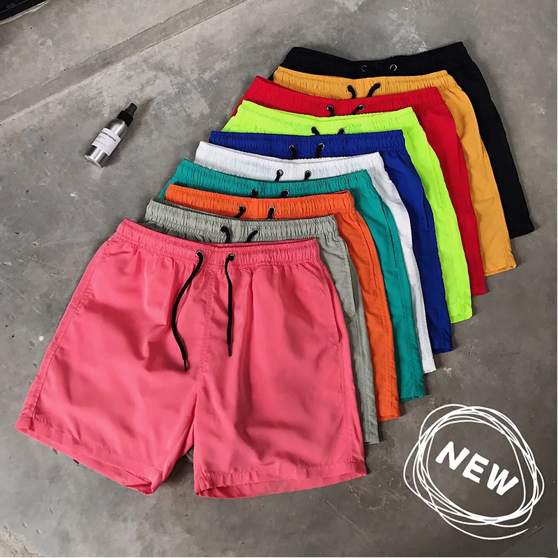 

Summer Men's Casual Shorts Candy-Colored Shorts Men's Ten-Color Beach Pants