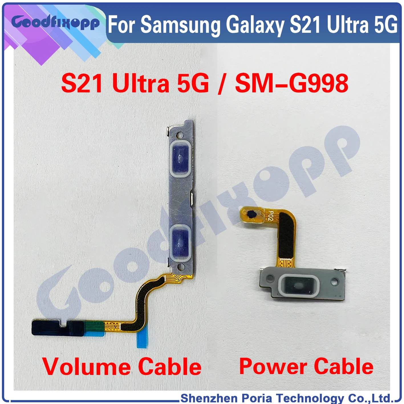 

Для Samsung Galaxy S21 Ultra 5G G998 S21 Ultra SM-G998 Боковая кнопка включения и выключения громкости
