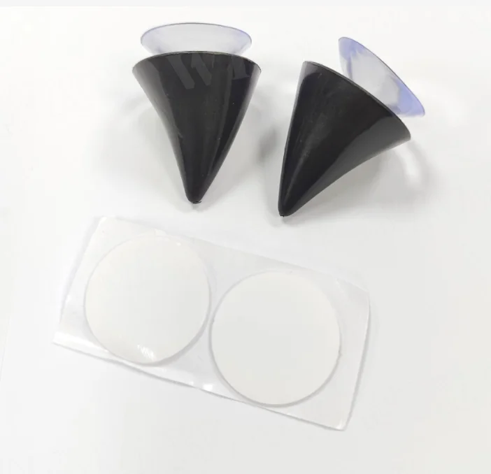 

2 шт., автомобильный мотоциклетный шлем, рог дьявола, украшение для мотокросса, головные уборы, силиконовые аксессуары на присоске