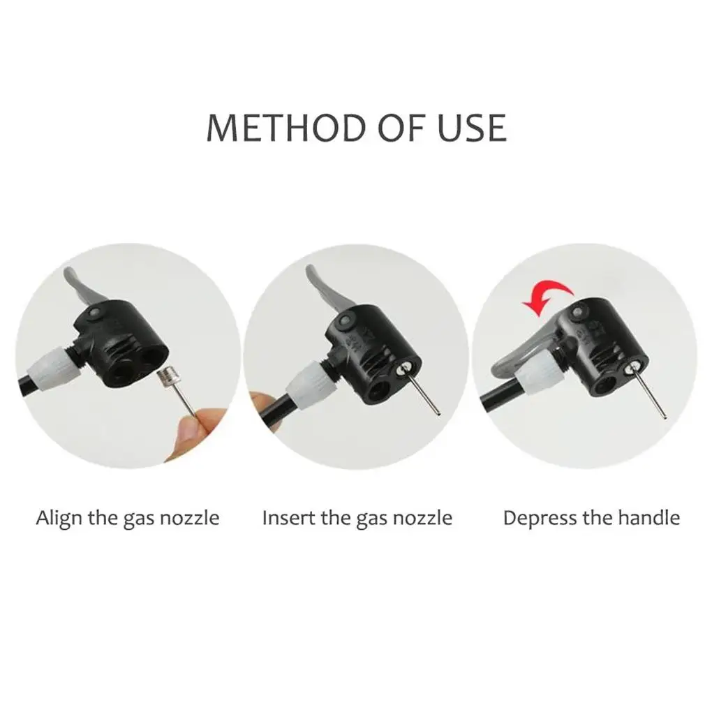 5 шт. насос из нержавеющей стали для надувания мячей